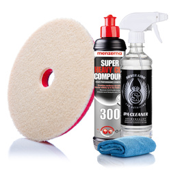 Pasta Polerska Menzerna SHCC 300 + Pad Polerski Futro SK + IPA + Mikrofibra