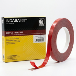 Taśma Akrylowa Dwustronna 6mm x 10m INDASA Mocna do Listew Uszczelek