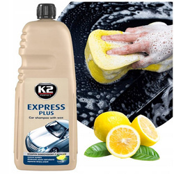 K2 EXPRESS PLUS 1L Szampon Samochodowy z Naturalnym Woskiem Carnauba