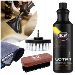 Zestaw do Czyszczenia Tapicerki Dywaników K2 LOTAR PRO BRILL AURON Szmatka