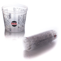 KUBEK LAKIERNICZY Z PODZIAŁKĄ 1400 ml - 25 sztuk