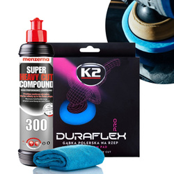 Pasta Polerska do Lakieru Menzerna SHCC300 Pad Twardy K2 Mikrofibra