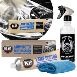 Pasta Do Polerowania Reflektorów K2 Lamp Doctor 60ml Ipa Cleaner Mikrofibra