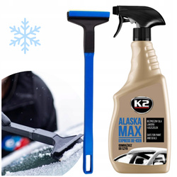 Zestaw do Odmrażania: K2 ALASKA MAX 700ml Płyn + Skrobaczka Murska 580L