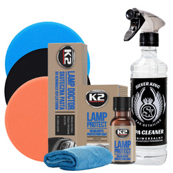 Zestaw Do Polerowania Reflektorów K2 Lamp Doctor, Protect, Pady, Ipa
