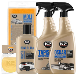 Zestaw Do Pielęgnacji K2 Tapis, Oskar, Bono Black, Ręcznik Moli, Aplikator