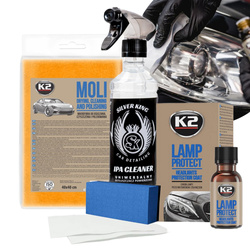 Powłoka Ochronna UV do Reflektorów K2 Lamp Protect Ipa Cleaner Mikrofibra