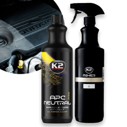 Środek Czyszczący K2 APC Neutral PRO 1L + Mixer 1L Czyszczenie Wnętrza
