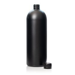 BUTELKA HDPE CZARNA 1L