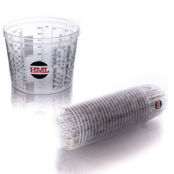 KUBEK LAKIERNICZY Z PODZIAŁKĄ 750 ml - 25 sztuk