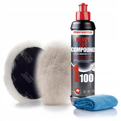 Pasta Polerska Menzerna HCC 1100 + Futro Polerskie ABW + Mikrofibra