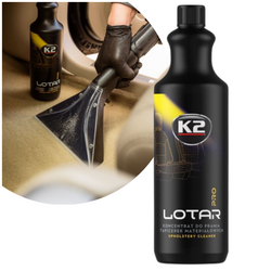 Niskopieniący Środek do Prania Tapicerki Dywanów Tkanin K2 LOTAR PRO 1L