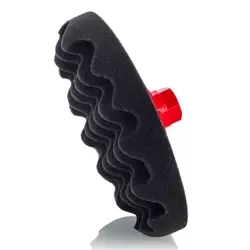 Gąbka karbowana HML 150mm M14 czarna – wykończenie