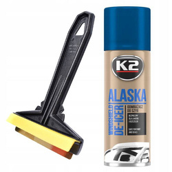Skrobaczka do Szyb Mosiężna Murska 575 Odmrażacz K2 Alaska 0,25L