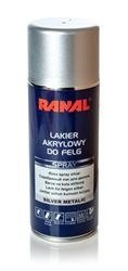 RANAL Lakier do Felg Spray 400ml - SREBRNY METALIK