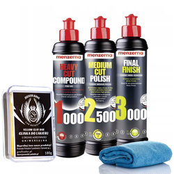 Zestaw Past Polerskich Menzerna Glinka Do Lakieru Silver King