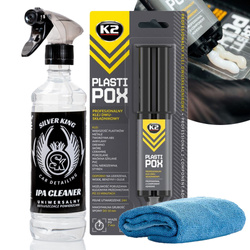 Klej Dwuskładnikowy Do Tworzyw Sztucznych K2 Plastipox Ipa Silver King