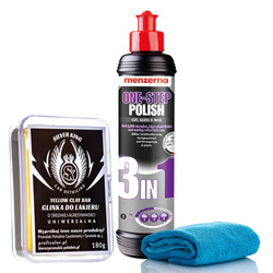 Pasta Polerska Nadająca Połysk Menzerna 3 w 1 Glinka Do Lakieru Silver King