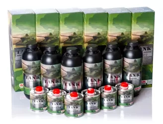 RANAL TANK - URETAN 2K CZARNY - 6 szt