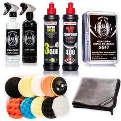 DUŻY ZESTAW DO POLEROWANIA SAMOCHODU