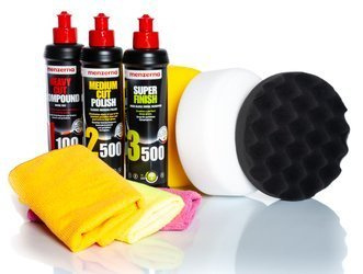 Menzerna Zestaw Past do Pełnej Korekty + Pady HML