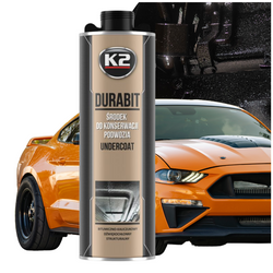 Środek do Konserwacja Podwozia K2 DURABIT 1L na Pistolet Bitumiczny Czarny