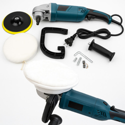 Polerka Orbitalna Rotacyjna Dysk Rzep Futro Polerskie Silver King 1350W