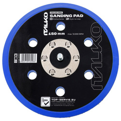 Dysk Tarcza na Rzep do Szlifierki 150mm 6 Otworów Italko Sanding Pad 6mm