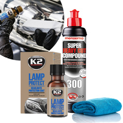 Zestaw Do Renowacji Reflektorów Pasta Menzerna 300 K2 Lamp Protect