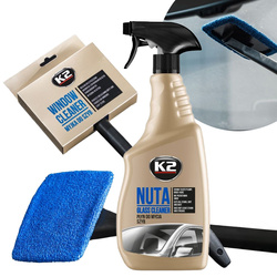 Płyn Do Mycia Szyb K2 Nuta + Myjka z Rączką i Mikrofibrą K2
