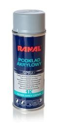 RANAL Podkład Akrylowy Spray 400ml - SZARY