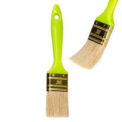 Pędzel Angielski Płaski z Wąskim Włosiem "TOP" 36mm