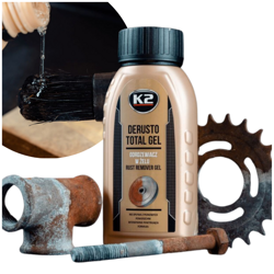 Odrdzewiacz Neutralizator Rdzy Korozji do Metalu K2 DERUSTO TOTAL GEL 250ml