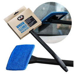 K2 Myjka do Szyb Okien Samochodowych z Rączką Usuwania Pary z Mikrofibrą