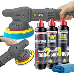 Polerka Samochodowa Majster MP-0445 Pady Pasty Menzerna 1000, 2500, 3000