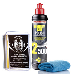 Pasta Polerska Medium Cut 2500 Menzerna Glinka Do Lakieru Silver King