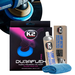 Pasta Do Polerowania Reflektorów K2 Lamp Doctor Pad Twardy Duraflex