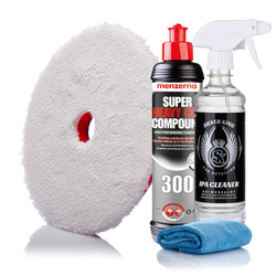 Pasta Polerska Menzerna SHCC 300 + Pad z Mikrofibry SK + IPA + Mikrofibra