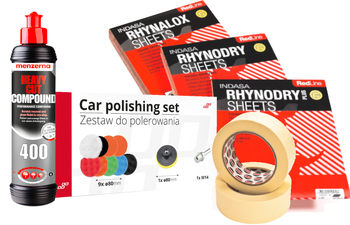 Renowacja reflektorów zestaw Menzerna 400 Professional