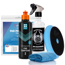 Pasta Polerska Wykończeniowa Helios Fine Compund 2 250ml Pad Polerski IPA