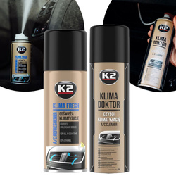 Odświeżacz i Czyszczenie Klimatyzacji K2 Klima Fresh + Pianka Klima Doktor