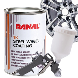 Lakier Do Felg Srebrny Grube Ziarno Ranal 092 Pistolet Lakierniczy 1,5 mm