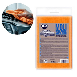 K2 MOLI Mikrofibra Ręcznik do Osuszania Auta Karoserii Samochodu 40x40 cm