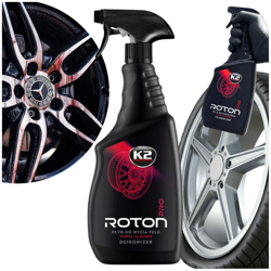 Żel do Mycia Felg Krwisty Efekt K2 ROTON PRO 750ml Intensywne Czyszczenie
