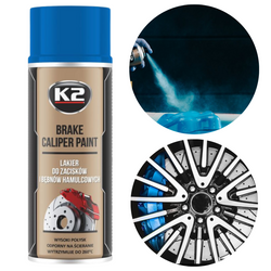 Lakier do Zacisków Hamulcowych i Bębnów K2 BRAKE CALIPER 400ML Niebieski