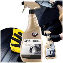 Wosk syntetyczny w Płynie K2 SPECTRUM Quick Detailer Nabłyszcza Chroni