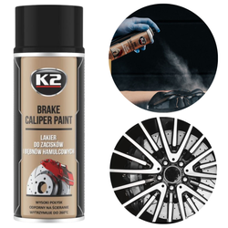 Lakier do Zacisków Hamulcowych i Bębnów K2 BRAKE CALIPER 400ML Czarny