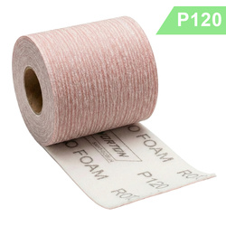 Papier Ścierny P120 na Gąbce NORTON 1m do Szlifowania na Mokro i Sucho