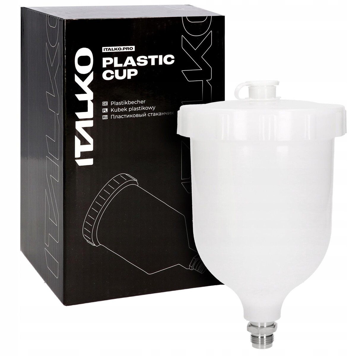 Kubek do Pistoletu Lakierniczego Italko Plastikowy 600ml Zbiornik pol_pl_Kubek-do-Pistoletu-Lakierniczego-Italko-Plastikowy-600ml-Zbiornik-366_2