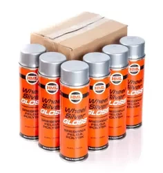 HML WHEEL SILVER GLOSS 500ml – Lakier akrylowy do felg srebrny - 6 sztuk